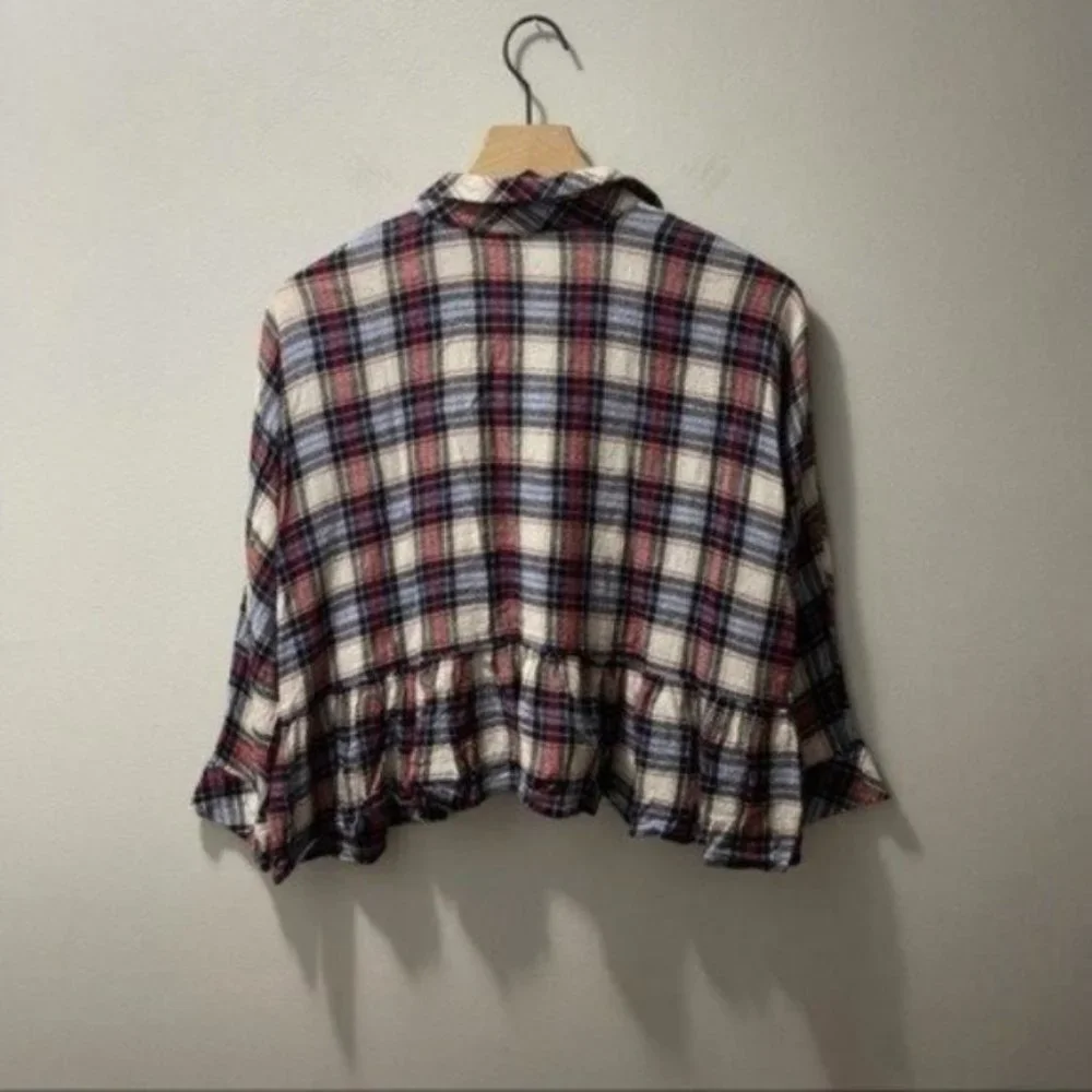 Free People ruffled cropped